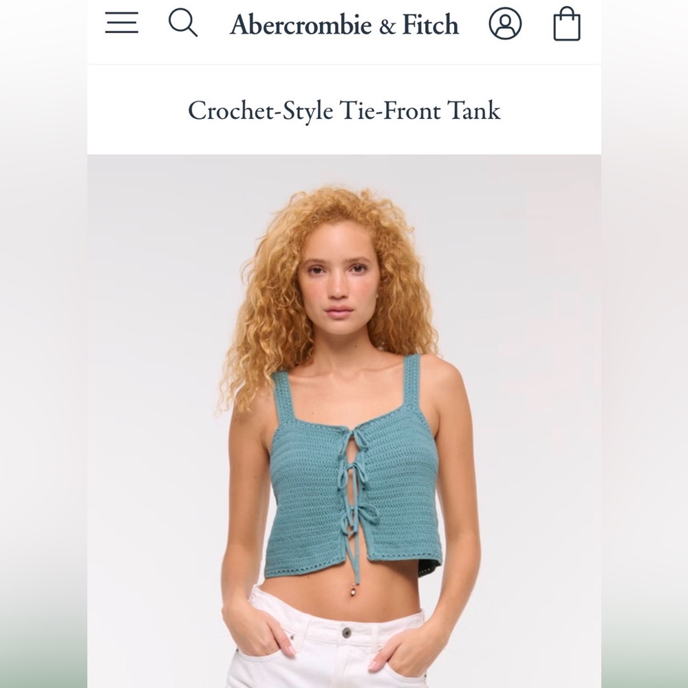 New with tags! Abercrombie knitted tank